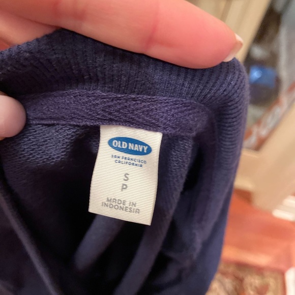 Old navy blue lace up sweatshirt - Picture 4 of 4